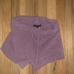 Fuzzy forever 21 shorts